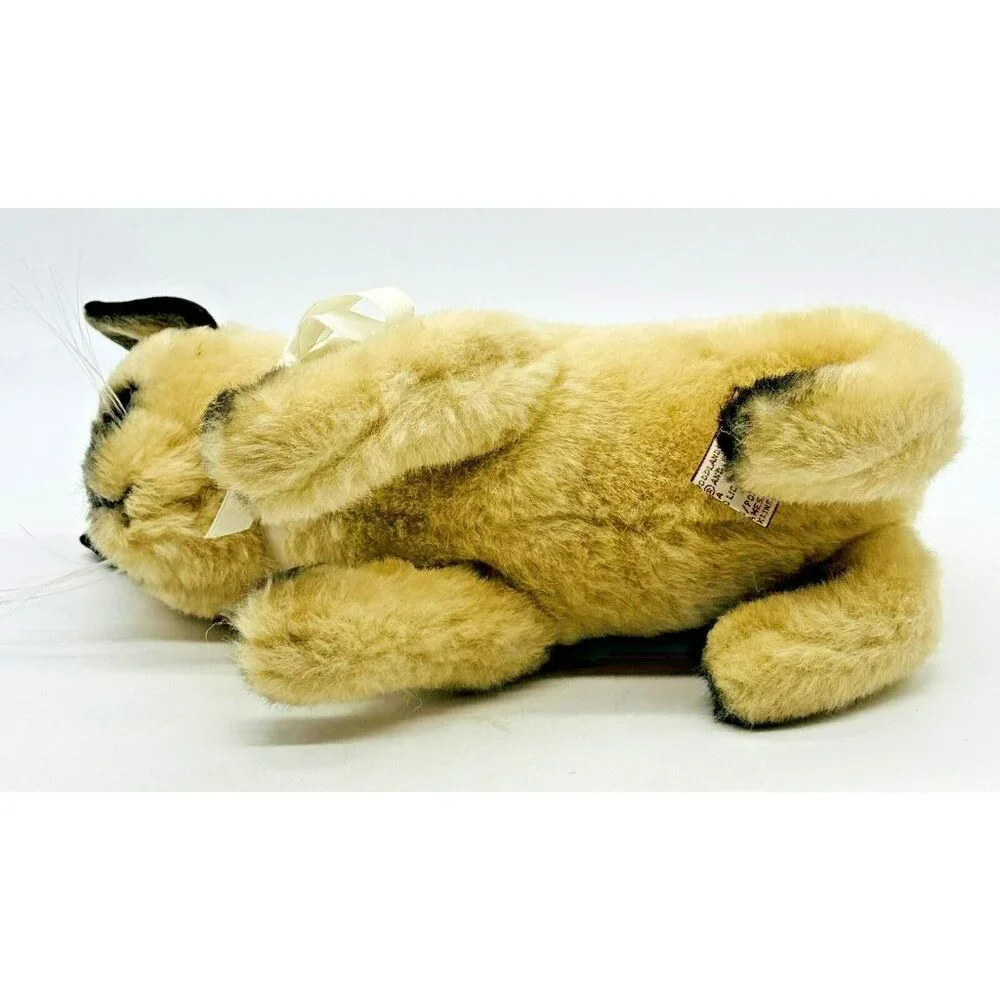 Applause‎ Realistic Siamese Cat Plush Standing 1987 Stuffed Animal 9 Inch